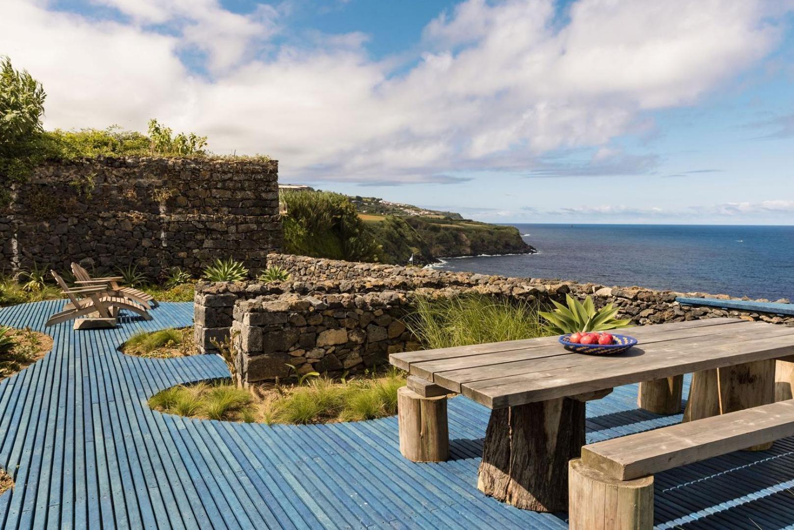 The Blue House Azores Capelas Eksteriør billede