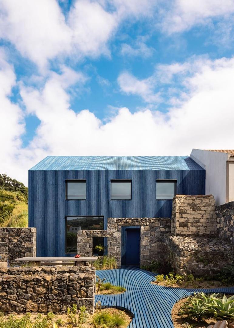 The Blue House Azores Capelas Eksteriør billede